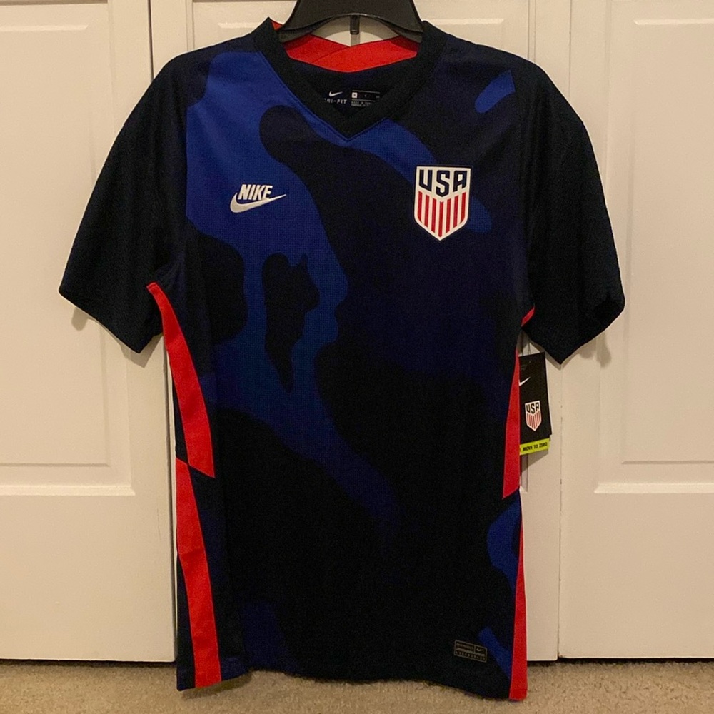 Nike Mens USA Blue USMNT Soccer Jersey